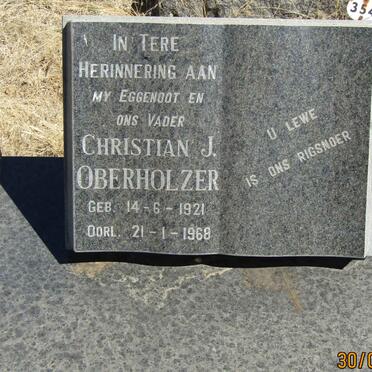 OBERHOLZER Christian J. 1921-1968