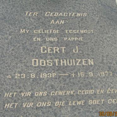 OOSTHUIZEN Gert J. 1932-1977