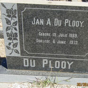 PLOOY Jan A., du 1889-1973