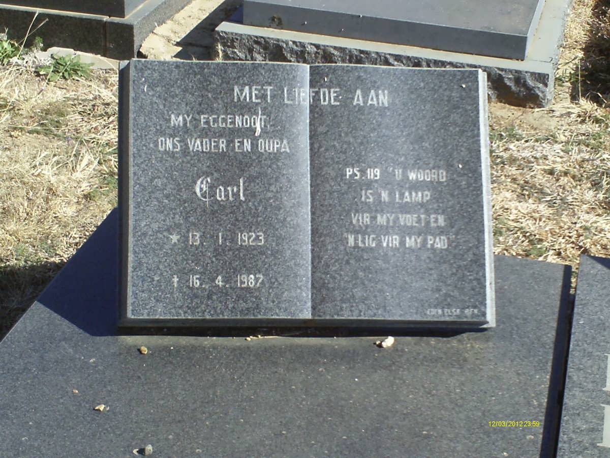 PRINSLOO Carl 1923-1987