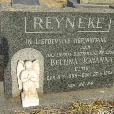 REYNEKE Beltina Johanna 1955-1962