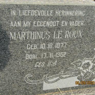 ROUX Marthinus, le 1877-1962