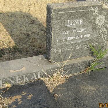 SENEKAL Lenie nee BARNARD 1898-1960