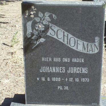 SCHOEMAN Johannes Jurgens 1880-1973