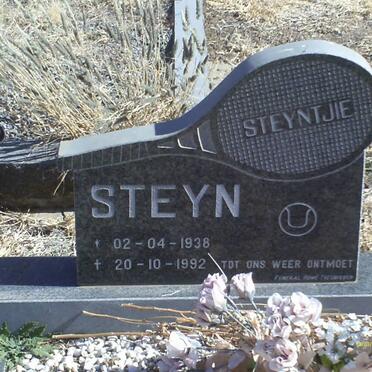 STEYN Steyntjie 1938-1992