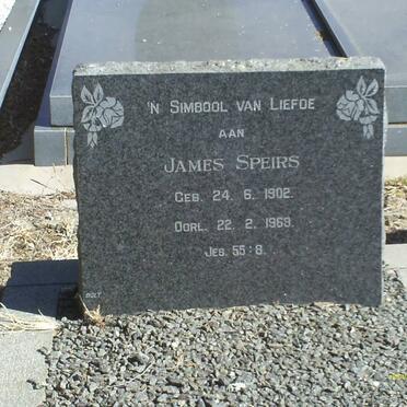 SPEIRS James 1902-1969
