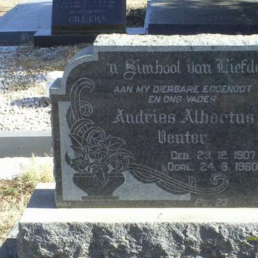 VENTER Andries Albertus 1907-1960