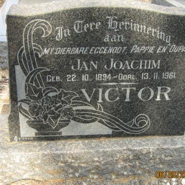 VICTOR Jan Joachim 1894-1961