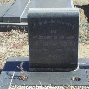 VENTER Jan Adriaan 1903-1966