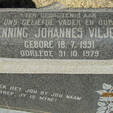 VILJOEN Henning Johannes 1931-1979