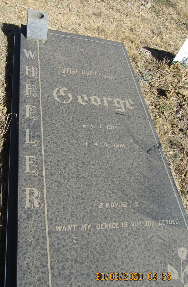 WHEELER George 1914-1981