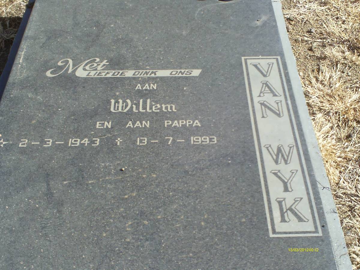 WYK Willem, van 1943-1993