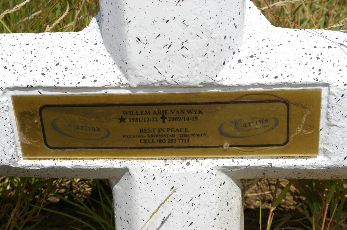 WYK Willem Arie, van 1931-2009