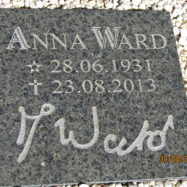 WARD Anna 1931-2013