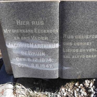 BRUIN Jacobus Marthinus, de 1874-1947
