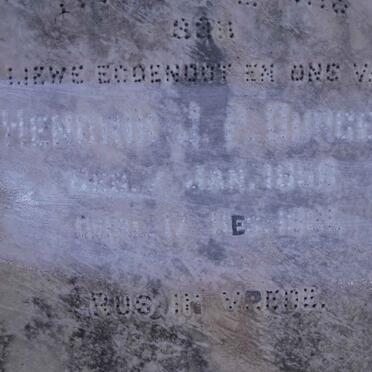 BURGER Hendrik J.P. 1858-1931