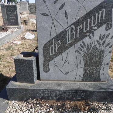 BRUYN Coenraad Christoffel W., de 1872-1965