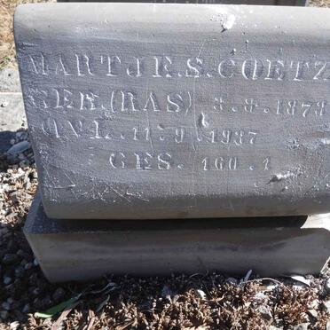 COETZEE Martje S. nee RAS 1873-1937