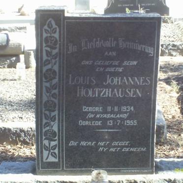 HOLTZHAUSEN Louis Johannes 1934-1955