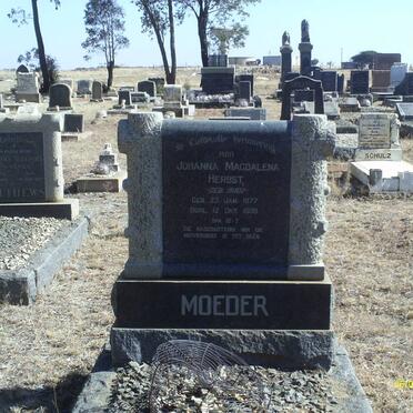 HERBST Johanna Magdalena nee HUGO 1877-1939