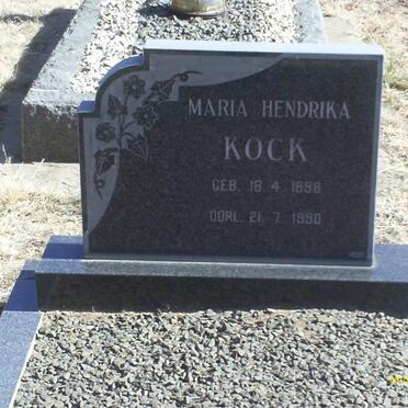 KOCK Maria Hendrika 1898-1990