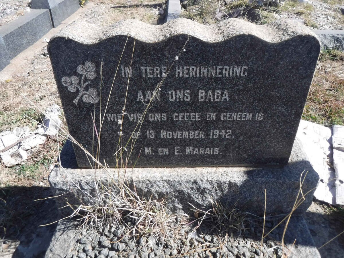 MARAIS Baba 1942-1942