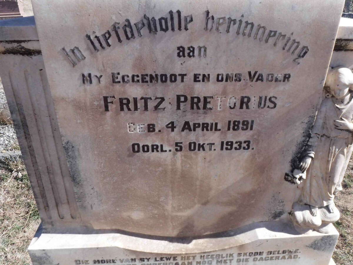 PRETORIUS Fritz 1891-1933