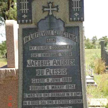 PLESSIS Jacobus Andries, du 1886-1943