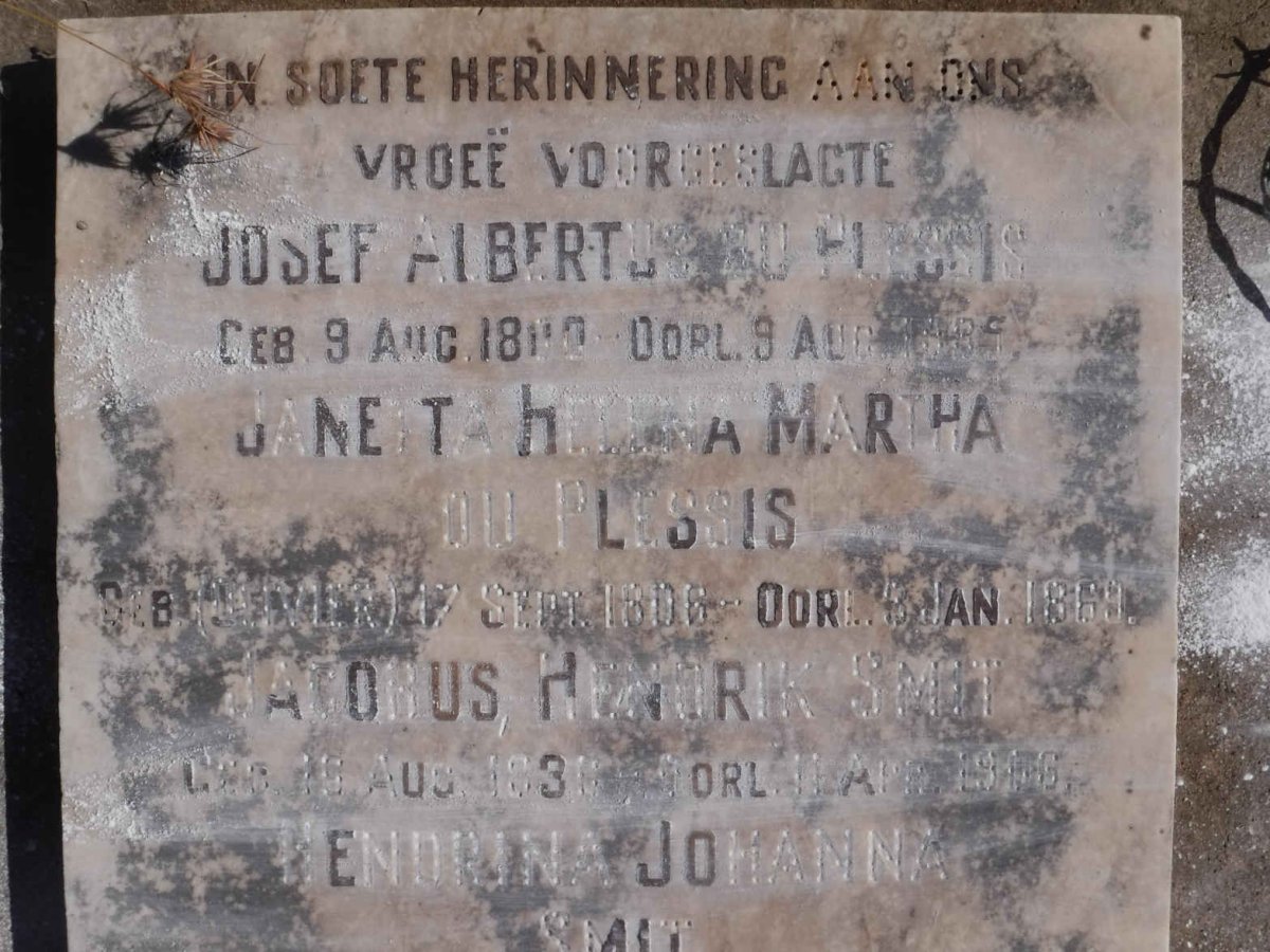 DU PLESSIS :: OLIVIER :: OOSTHUIZEN :: SMIT