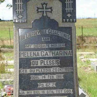 PLESSIS Helena Catharina, du née DU PLESSIS 1889-1961