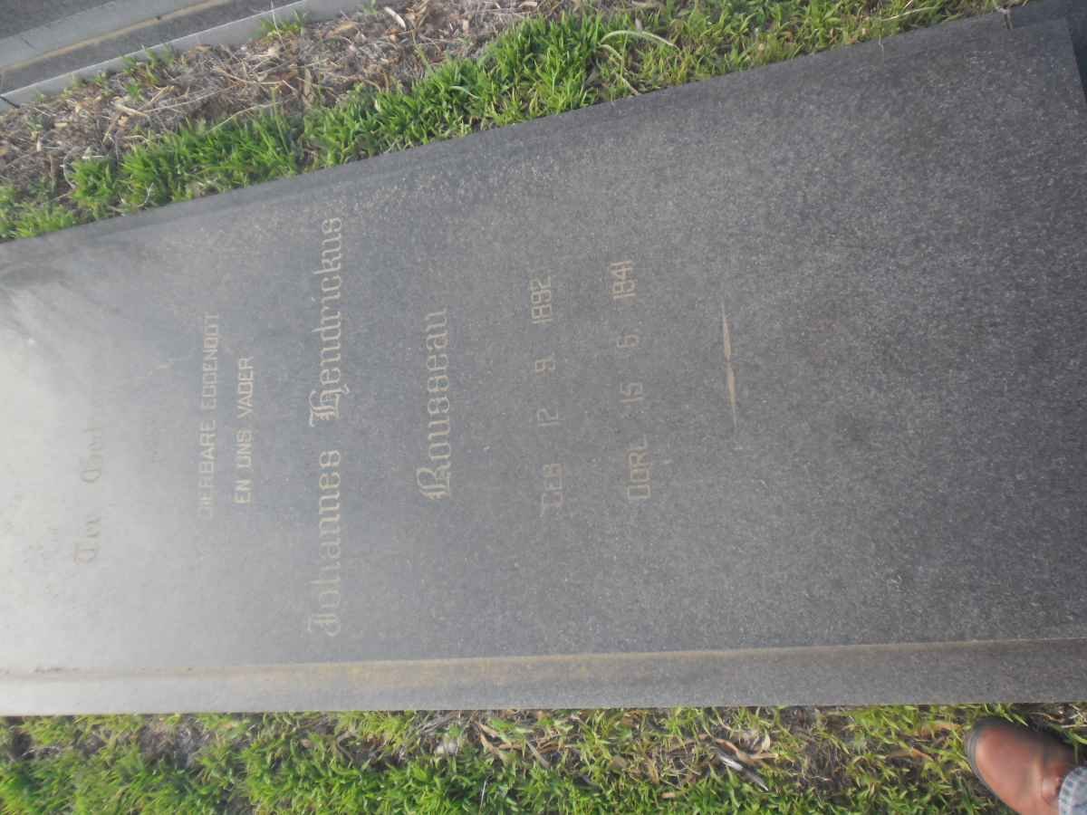 ROUSSEAU Johannes Hendrickus 1892-1941