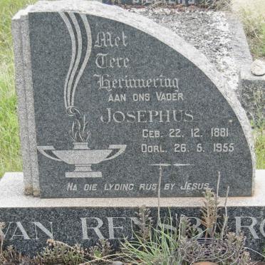 RENSBURG Josephus, van 1881-1955