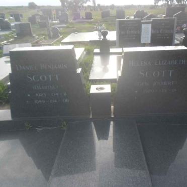 SCOTT Daniel Benjamin 1923-1959 &amp; Helena Elizabeth JOUBERT 1929-