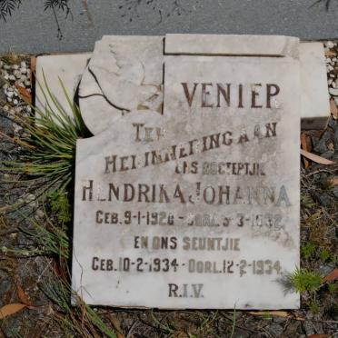 VENTER Hendrika Johanna 1920-1932 :: VENTER Seuntjie 1934-1934