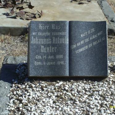 VENTER Johannes Antonie 1898-1946