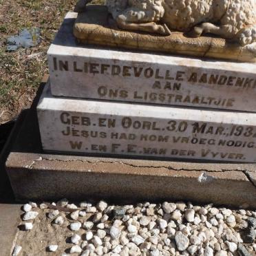 VYVER, van der 1932-1932