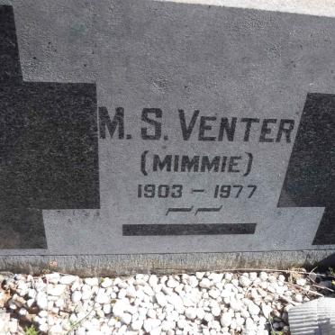VENTER M.S. 1903-1977