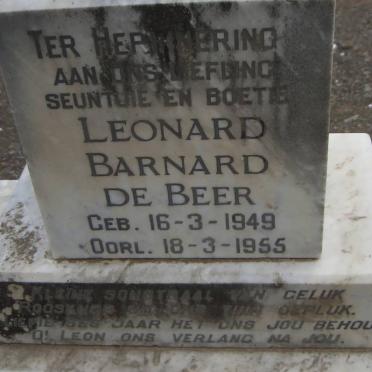 BEER Leonard Barnard, de 1949-1955