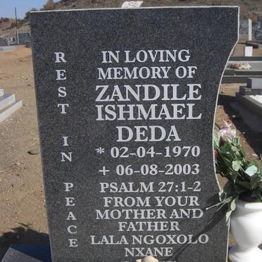 DEDA Zandile Ishmael 1970-2003