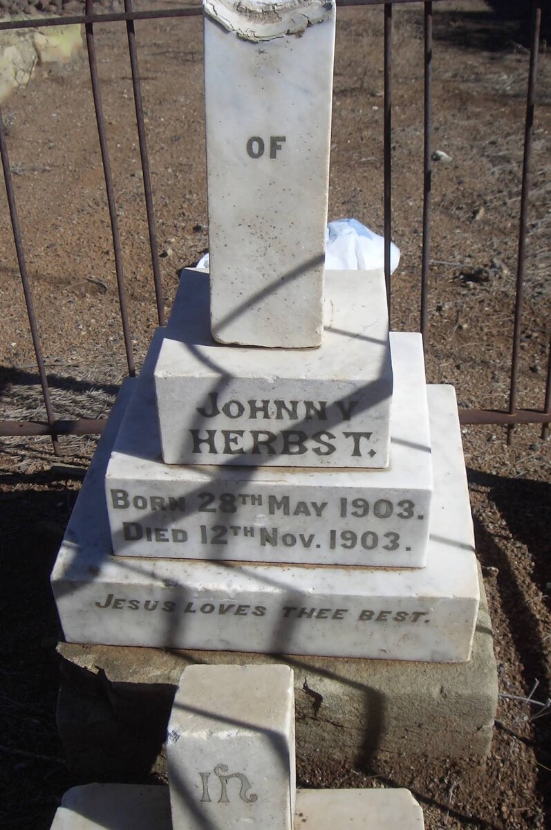 HERBST Johnny 1903-1903