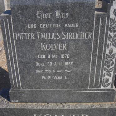 KOLVER Pieter Emelius Streicher 1876-1962
