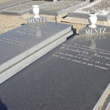 MENTZ Andreas Hercules 1904-1993 &amp; Elizabeth Jacoba MALHERBE 1908-1985 