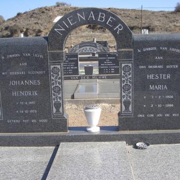 NIENABER Johannes Hendrik 1897-1970 &amp; Hester Maria 1906-1986
