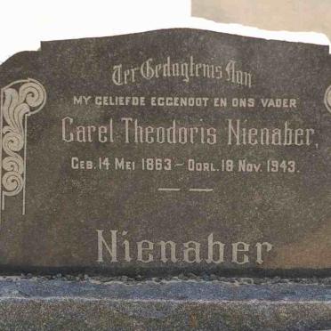 NIENABER Carel Theodoris 1863-1943