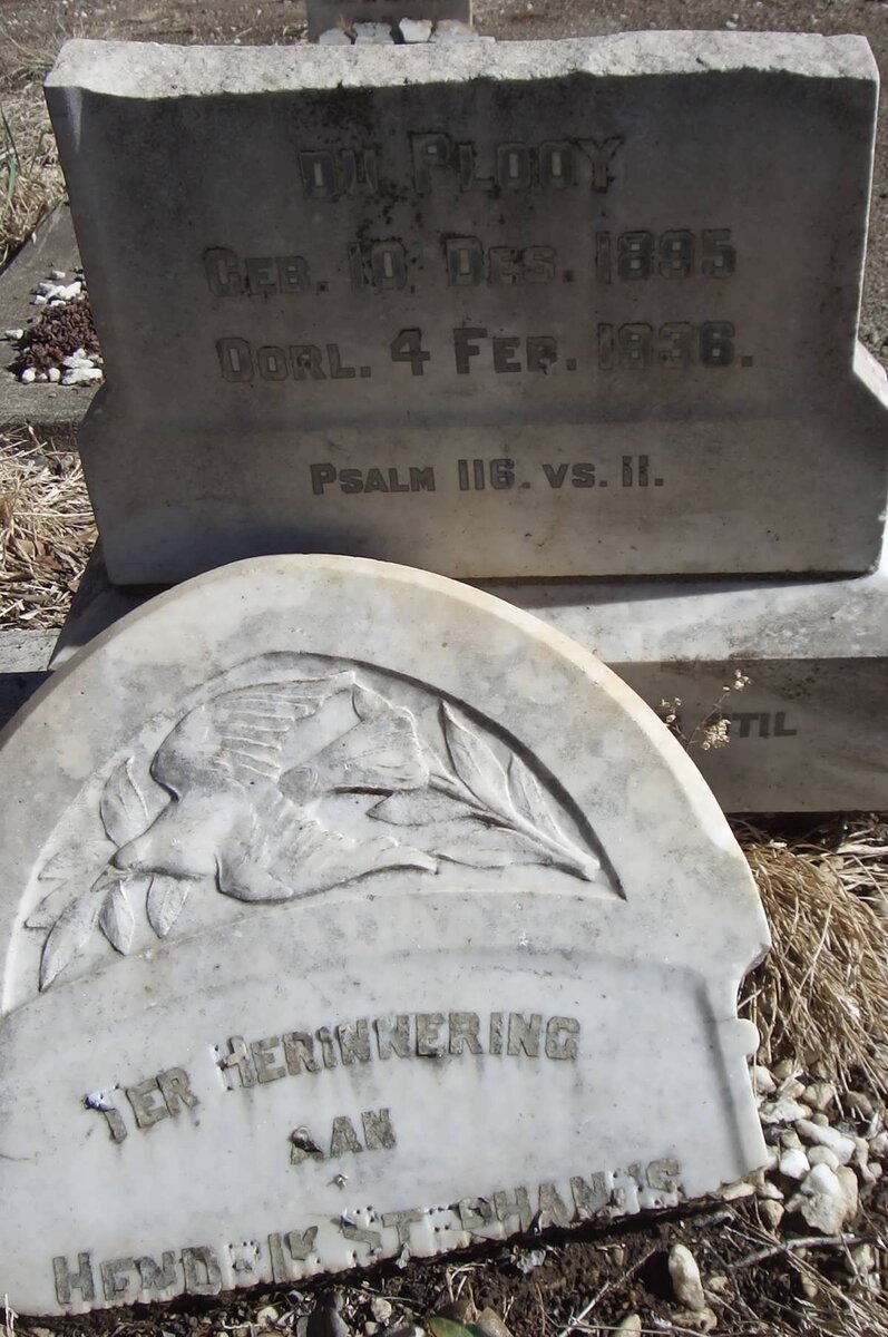 PLOOY Hendrik Stephanus, du 1895-1938