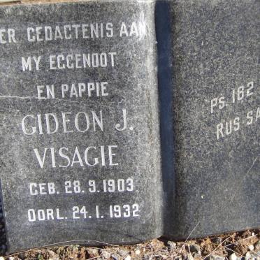 VISAGIE Gideon J. 1903-1932