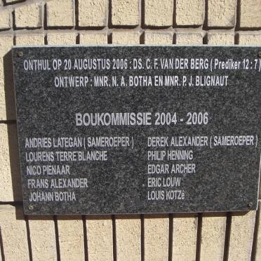 4. Plaque showing opening of wall