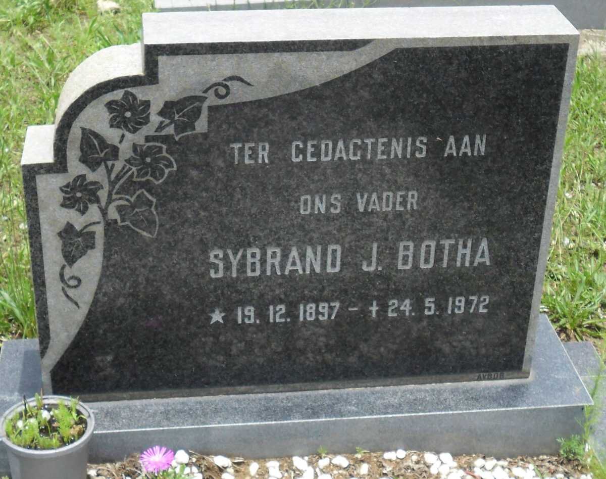 BOTHA Sybrand J. 1897-1972
