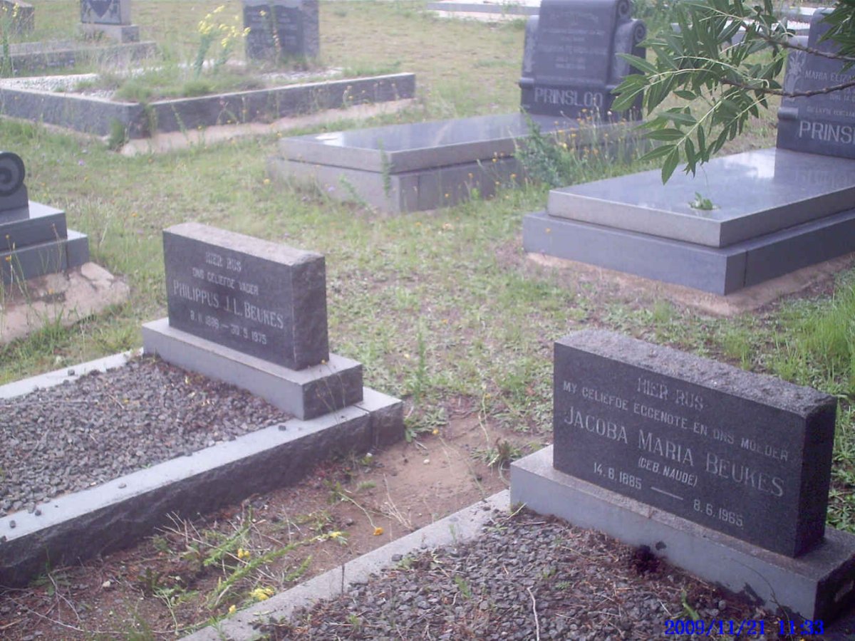 BEUKES Philippus J.L. 1886-1975 &amp; Jacoba Maria NAUDE 1885-1965