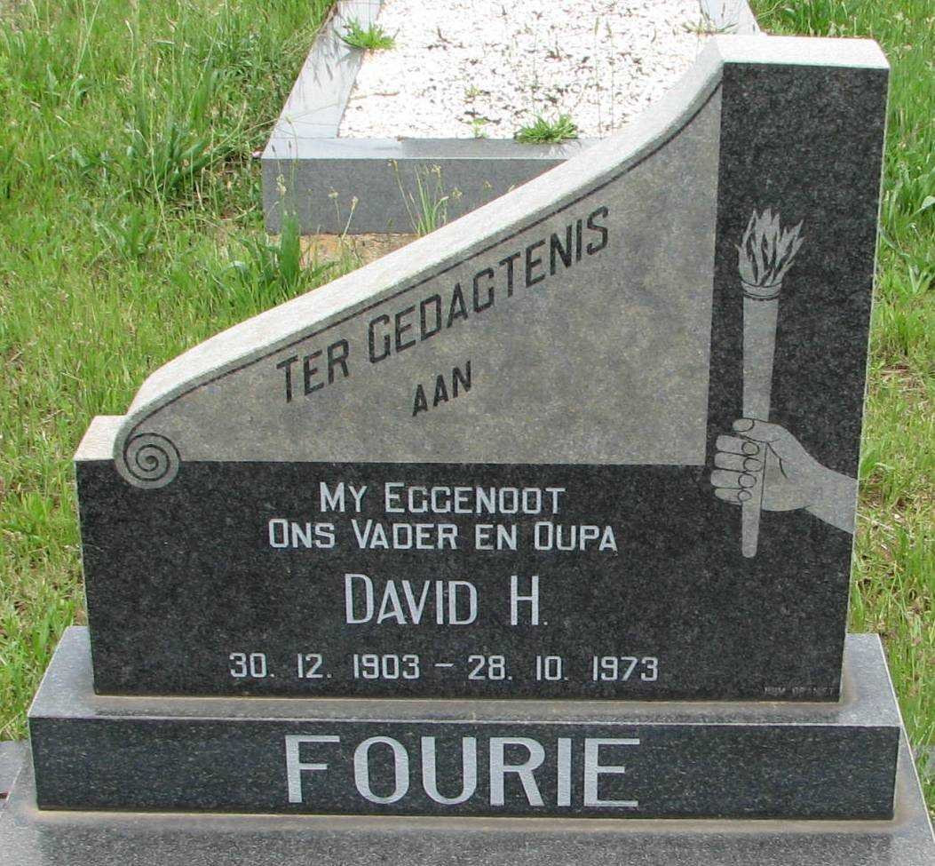 FOURIE David H. 1903-1973